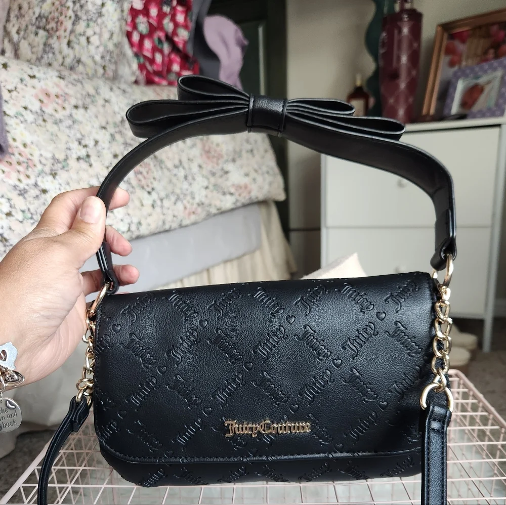 Juicy Couture Black Crossbody Bag - Picture 2 of 7